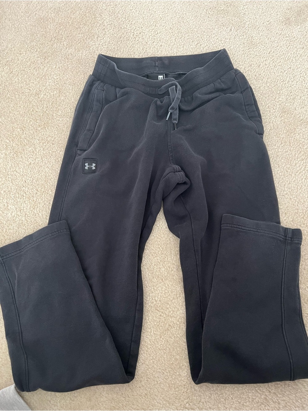 Under Armour Black Jogger Sweatpants with Logo